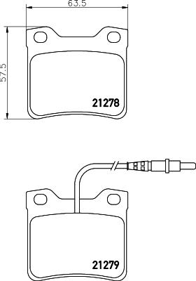 DON PCP1541 - Kit de plaquettes de frein, frein à disque cwaw.fr