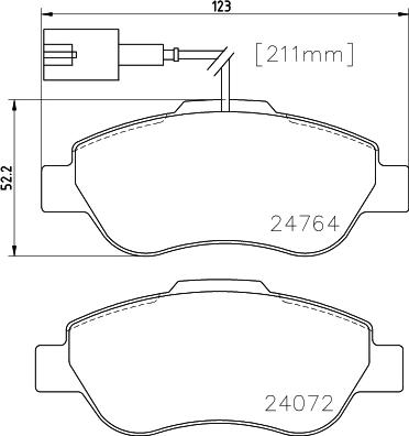 DON PCP1567 - Kit de plaquettes de frein, frein à disque cwaw.fr