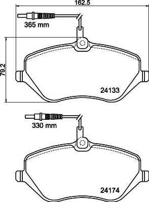 DON PCP1501 - Kit de plaquettes de frein, frein à disque cwaw.fr