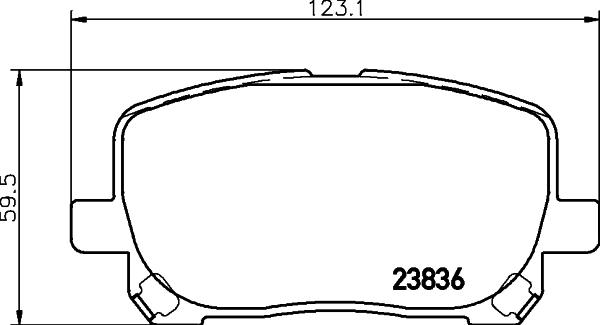 DON PCP1508 - Kit de plaquettes de frein, frein à disque cwaw.fr