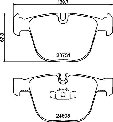 DON PCP1507 - Kit de plaquettes de frein, frein à disque cwaw.fr