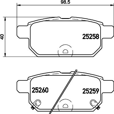 DON PCP1519 - Kit de plaquettes de frein, frein à disque cwaw.fr