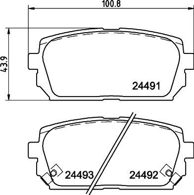 DON PCP1510 - Kit de plaquettes de frein, frein à disque cwaw.fr