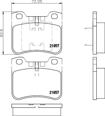 DON PCP1584 - Kit de plaquettes de frein, frein à disque cwaw.fr