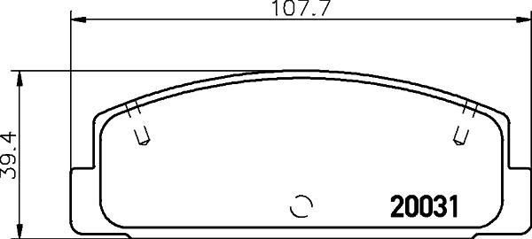 DON PCP1531 - Kit de plaquettes de frein, frein à disque cwaw.fr