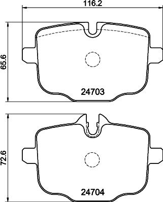 DON PCP1526 - Kit de plaquettes de frein, frein à disque cwaw.fr