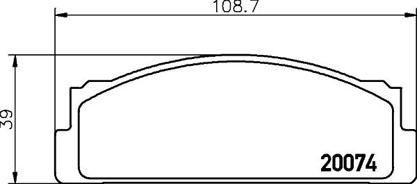 DON PCP1527 - Kit de plaquettes de frein, frein à disque cwaw.fr