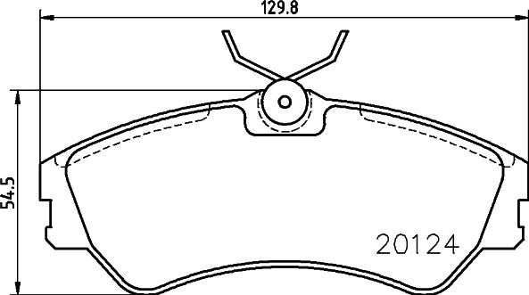 DON PCP1690 - Kit de plaquettes de frein, frein à disque cwaw.fr