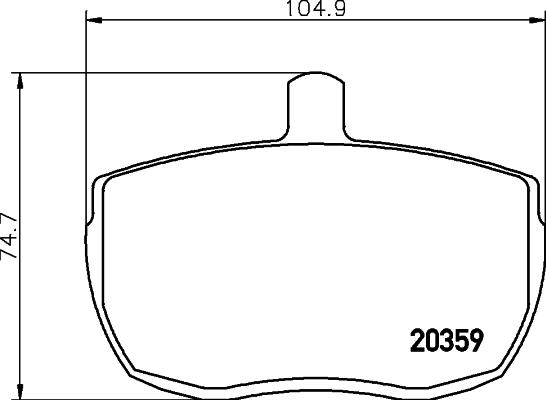 DON PCP1693 - Kit de plaquettes de frein, frein à disque cwaw.fr