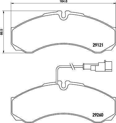 DON PCP1692 - Kit de plaquettes de frein, frein à disque cwaw.fr