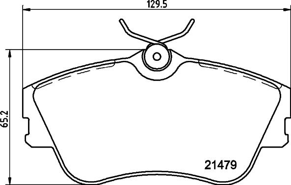 DON PCP1648 - Kit de plaquettes de frein, frein à disque cwaw.fr