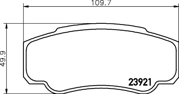 DON PCP1658 - Kit de plaquettes de frein, frein à disque cwaw.fr