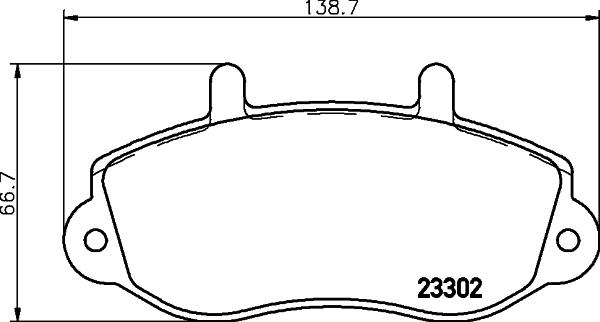 DON PCP1664 - Kit de plaquettes de frein, frein à disque cwaw.fr