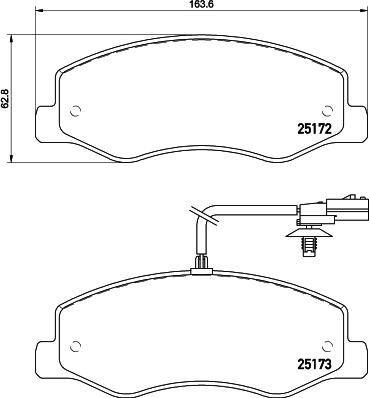 DON PCP1688 - Kit de plaquettes de frein, frein à disque cwaw.fr