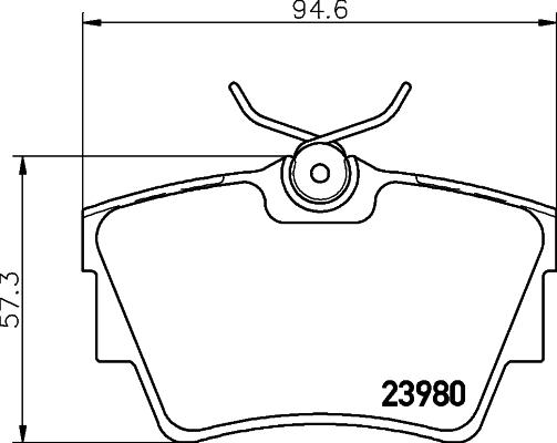 DON PCP1634 - Kit de plaquettes de frein, frein à disque cwaw.fr