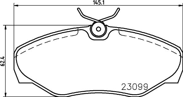 DON PCP1635 - Kit de plaquettes de frein, frein à disque cwaw.fr