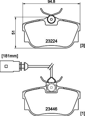 DON PCP1630 - Kit de plaquettes de frein, frein à disque cwaw.fr