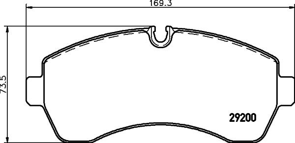 DON PCP1674 - Kit de plaquettes de frein, frein à disque cwaw.fr