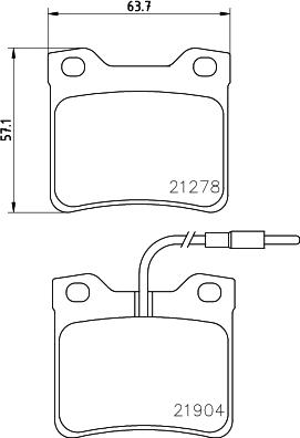 DON PCP1672 - Kit de plaquettes de frein, frein à disque cwaw.fr