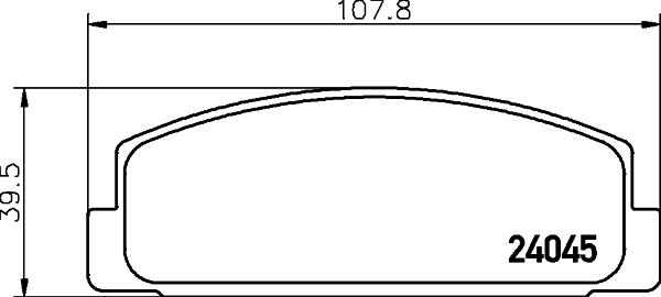 DON PCP1090 - Kit de plaquettes de frein, frein à disque cwaw.fr