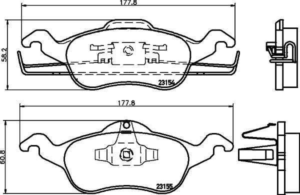 DON PCP1056 - Kit de plaquettes de frein, frein à disque cwaw.fr