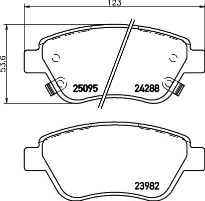 DON PCP1057 - Kit de plaquettes de frein, frein à disque cwaw.fr