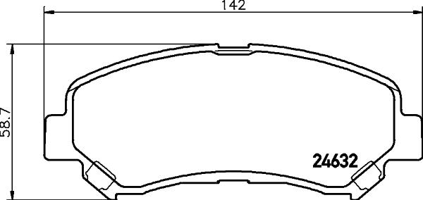 DON PCP1065 - Kit de plaquettes de frein, frein à disque cwaw.fr