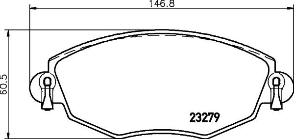 DON PCP1068 - Kit de plaquettes de frein, frein à disque cwaw.fr