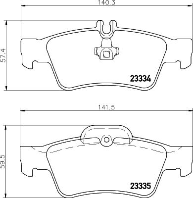 DON PCP1003 - Kit de plaquettes de frein, frein à disque cwaw.fr