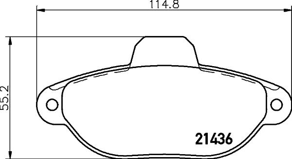 DON PCP1014 - Kit de plaquettes de frein, frein à disque cwaw.fr