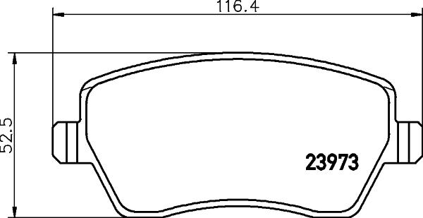 DON PCP1016 - Kit de plaquettes de frein, frein à disque cwaw.fr