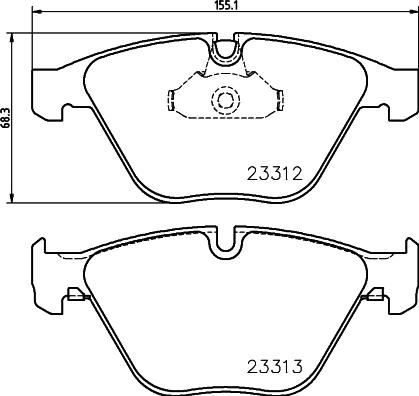 DON PCP1022 - Kit de plaquettes de frein, frein à disque cwaw.fr