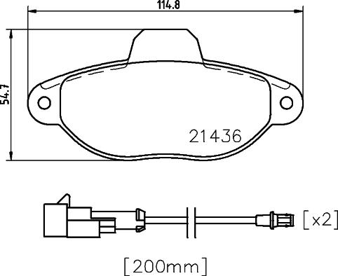 DON PCP1074 - Kit de plaquettes de frein, frein à disque cwaw.fr