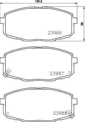 DON PCP1078 - Kit de plaquettes de frein, frein à disque cwaw.fr