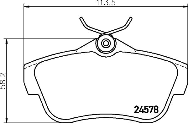 DON PCP1196 - Kit de plaquettes de frein, frein à disque cwaw.fr