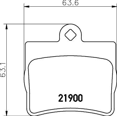 DON PCP1150 - Kit de plaquettes de frein, frein à disque cwaw.fr