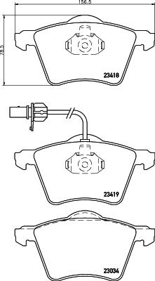 DON PCP1120 - Kit de plaquettes de frein, frein à disque cwaw.fr