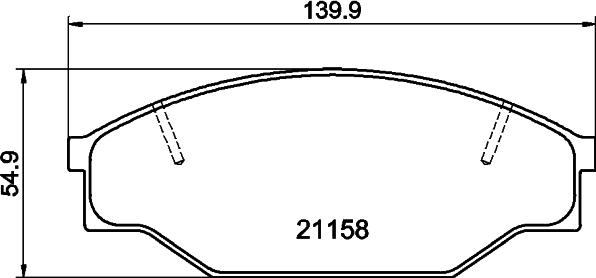 DON PCP1849 - Kit de plaquettes de frein, frein à disque cwaw.fr