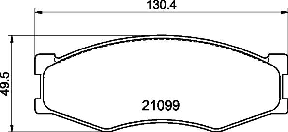 DON PCP1846 - Kit de plaquettes de frein, frein à disque cwaw.fr