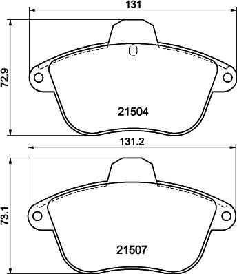 DON PCP1856 - Kit de plaquettes de frein, frein à disque cwaw.fr