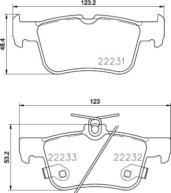 DON PCP1885 - Kit de plaquettes de frein, frein à disque cwaw.fr