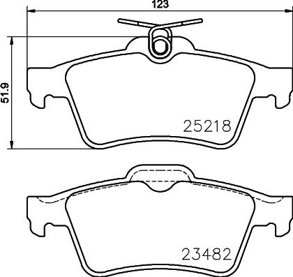 DON PCP1392 - Kit de plaquettes de frein, frein à disque cwaw.fr