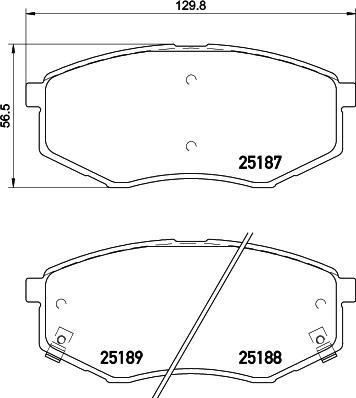 DON PCP1344 - Kit de plaquettes de frein, frein à disque cwaw.fr