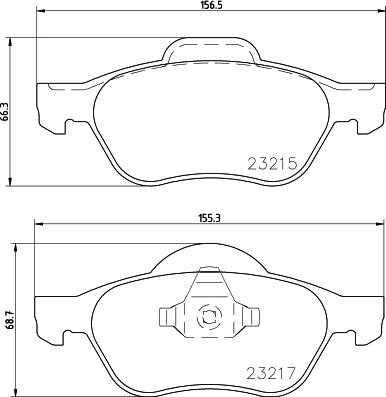 DON PCP1346 - Kit de plaquettes de frein, frein à disque cwaw.fr