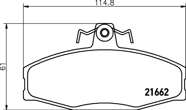 DON PCP1355 - Kit de plaquettes de frein, frein à disque cwaw.fr