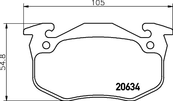 DON PCP1367 - Kit de plaquettes de frein, frein à disque cwaw.fr