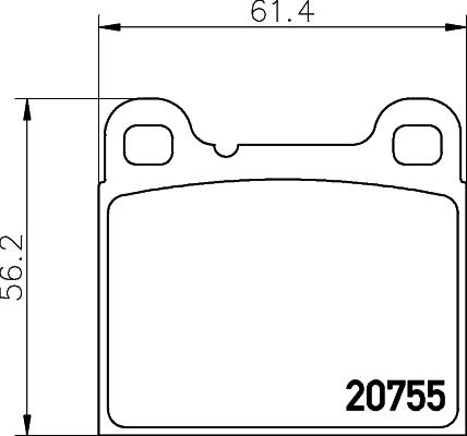 DON PCP1305 - Kit de plaquettes de frein, frein à disque cwaw.fr