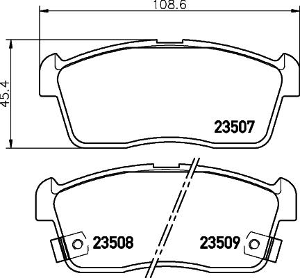 DON PCP1314 - Kit de plaquettes de frein, frein à disque cwaw.fr