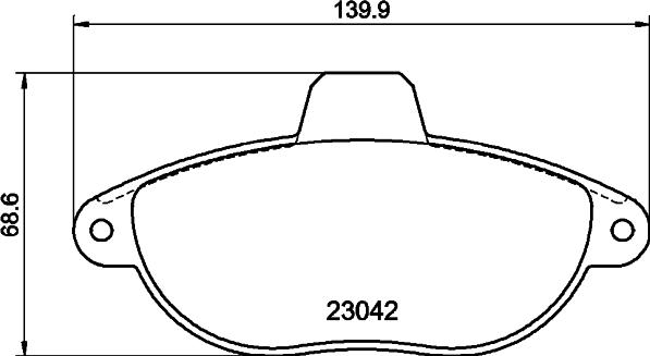 DON PCP1317 - Kit de plaquettes de frein, frein à disque cwaw.fr