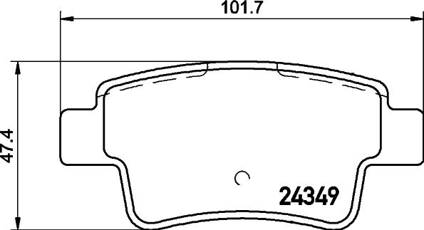 DON PCP1442 - Kit de plaquettes de frein, frein à disque cwaw.fr